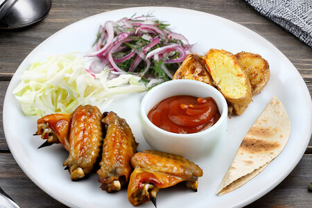 Шашлык из куриных крылышек