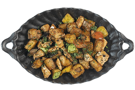 Жаркое из цыплёнка в сковороде