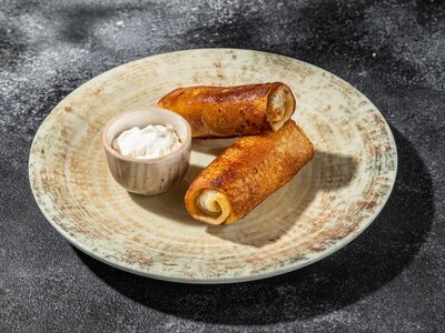 Блины с мясом