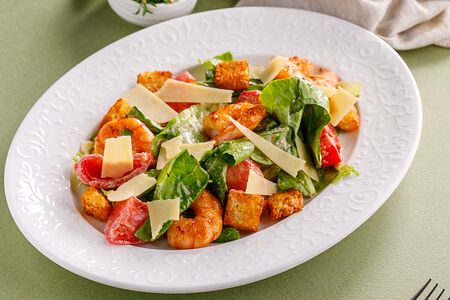 Цезарь с креветками