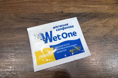 Салфетки антибактериальные лимон