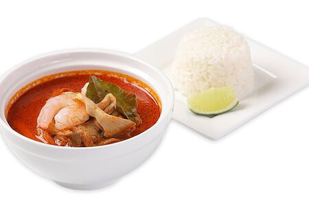 Том ям с креветками