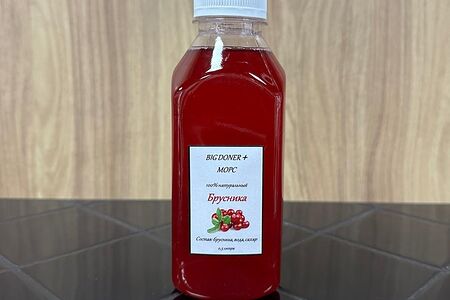 Морс брусничный домашний