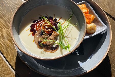 Крем-суп грибной