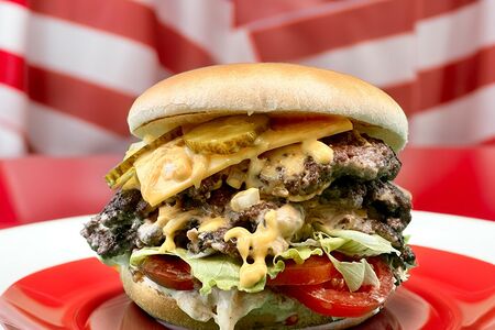 Четыре котлеты Смэш