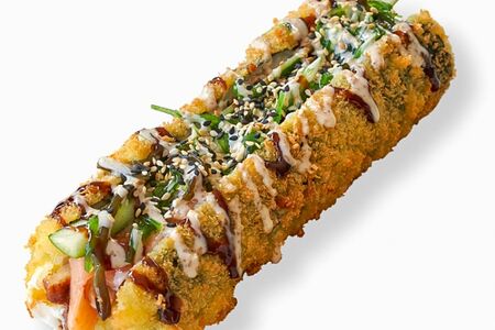 Битдог с лососем и угрем