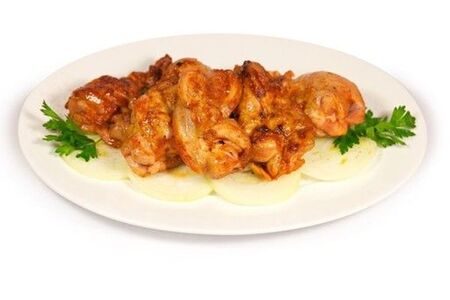 Шашлык из куриного бедра