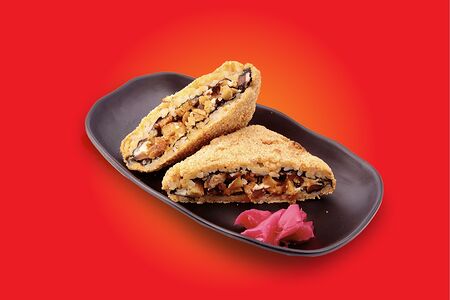 Запеченные онигири с нео курицей и шиитаке