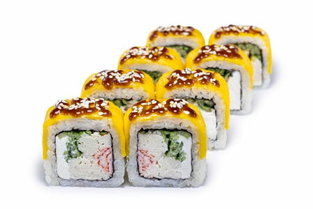 Запечённый ролл Юми с крабом