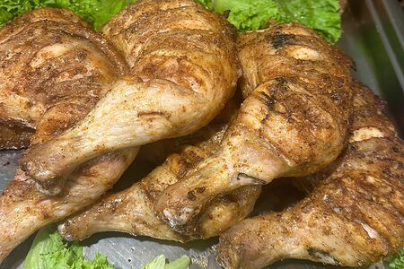 Куриные окорочка на мангале