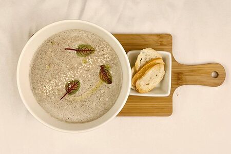 Крем-суп из белых грибов