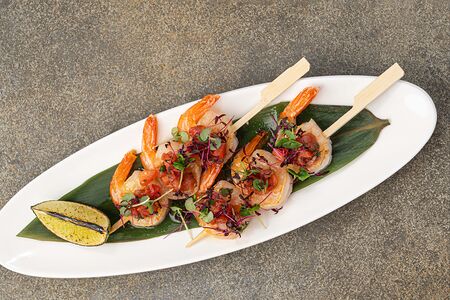 Кусияки с креветкой