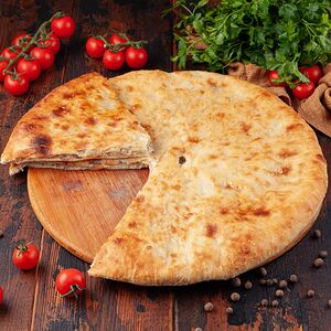 Осетинский пирог с картофелем и грибами 