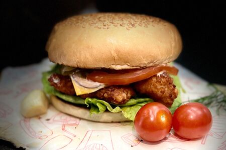 Бургер куриный 