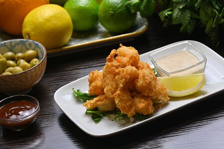 Креветки темпура