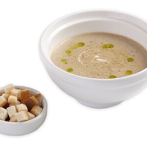 Грибной крем-суп с гренками