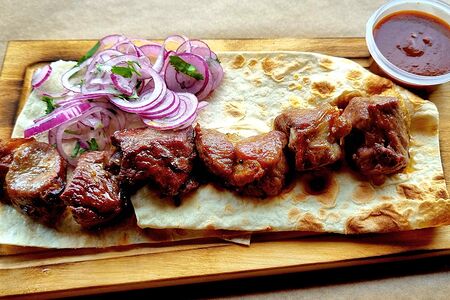 Шашлык из бараньей мякоти