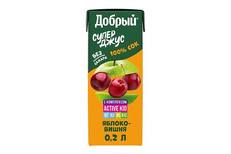 Сок Добрый Яблоко-вишня 