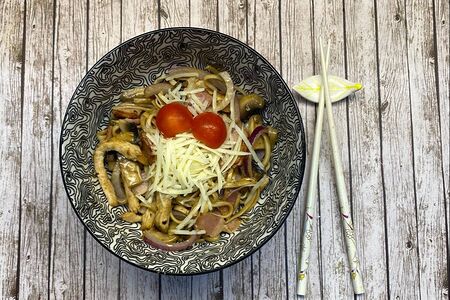 Карбонара по-азиатски