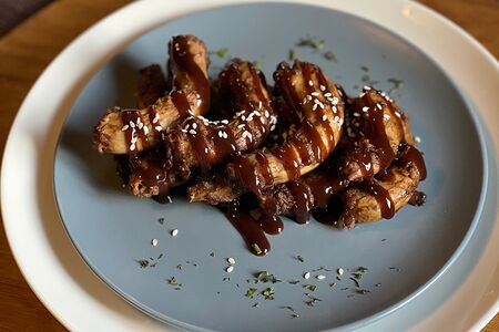 Куриные шейки в соевом соусе