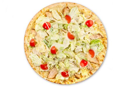 Пицца Цезарь с курицей