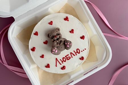 Бенто-торт Люблю