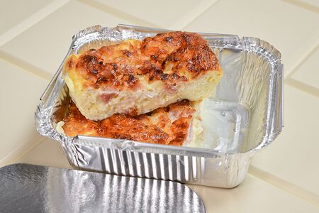 Омлет с беконом