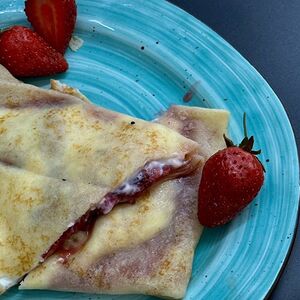 Блин Клубничный чизкейк