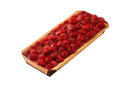 Пирог с малиной