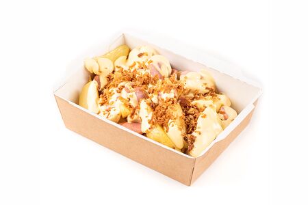 Ланч из печи с сырным соусом