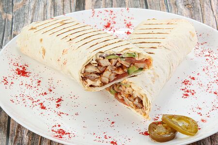 Донер с курицей и сыром