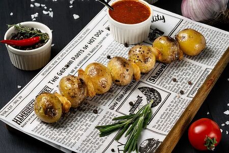 Картофель с курдюком 