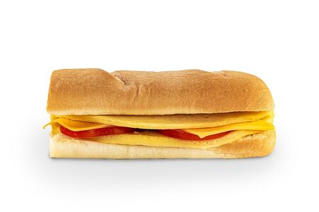 Саб Завтрак с омлетом и сыром чеддер