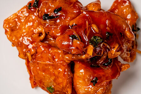 Свинина Го бао жоу в кисло-сладком соусе