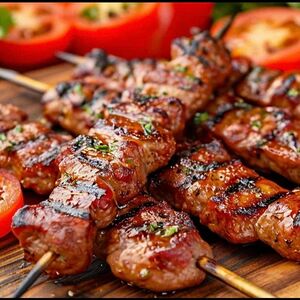 Свиная шейка на мангале