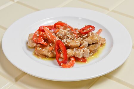 Свинина в кисло-сладком соусе