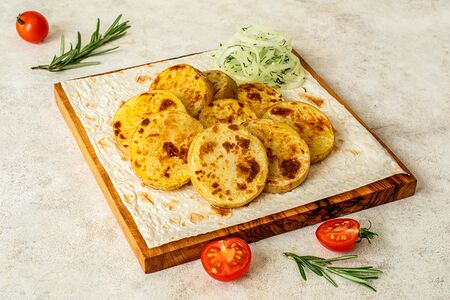 Картофель на гриле