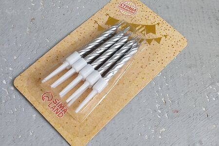  Свечи серебряные