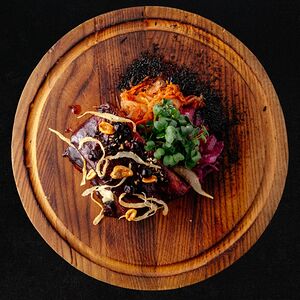 Ребра в смородиновом барбекю