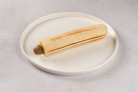 Французский хот-дог с cвинoй колбаской