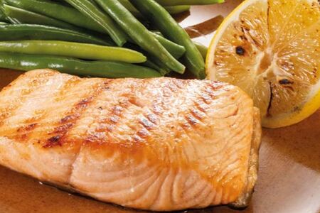 Стейк из лосося