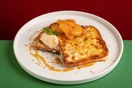 Френч тост с мандаринами