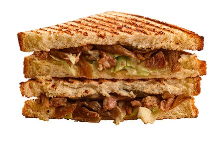 Сэндвич с цыплёнком и грибами