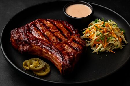 Антрекот из свинины по-грузински