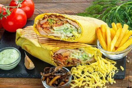 Сырная шаурма