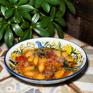 Сливочные ньокки с уткой конфи