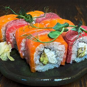 Лосось и тунец