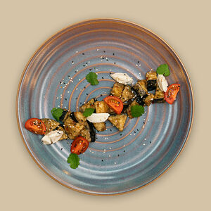 Салат Хрустящие баклажаны