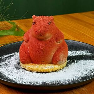 Капибара с пишмание 