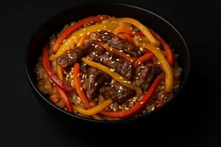 Рис с говядиной